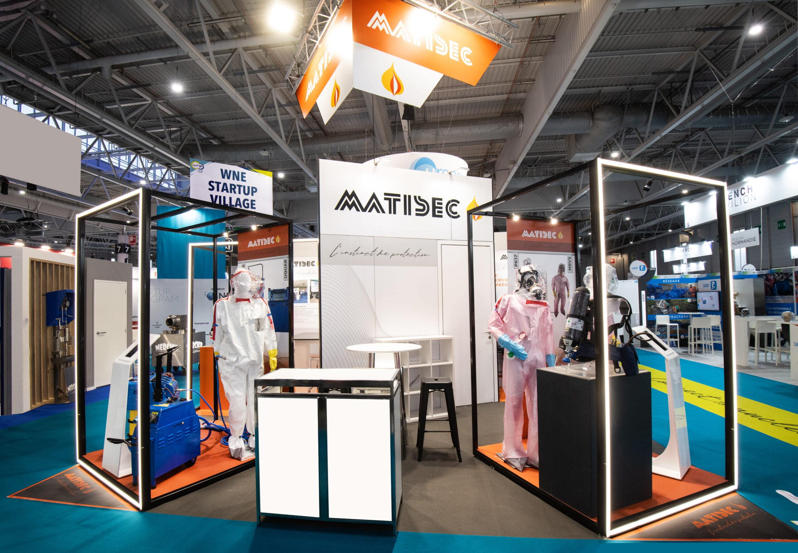 Stand Matisec par Standpub au salon WNE