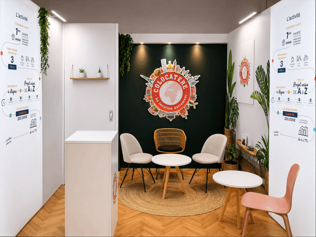 Stand COLOCATERE au salon Patrimonia
