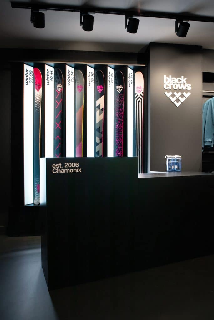 Agencement de popup store par Standpub