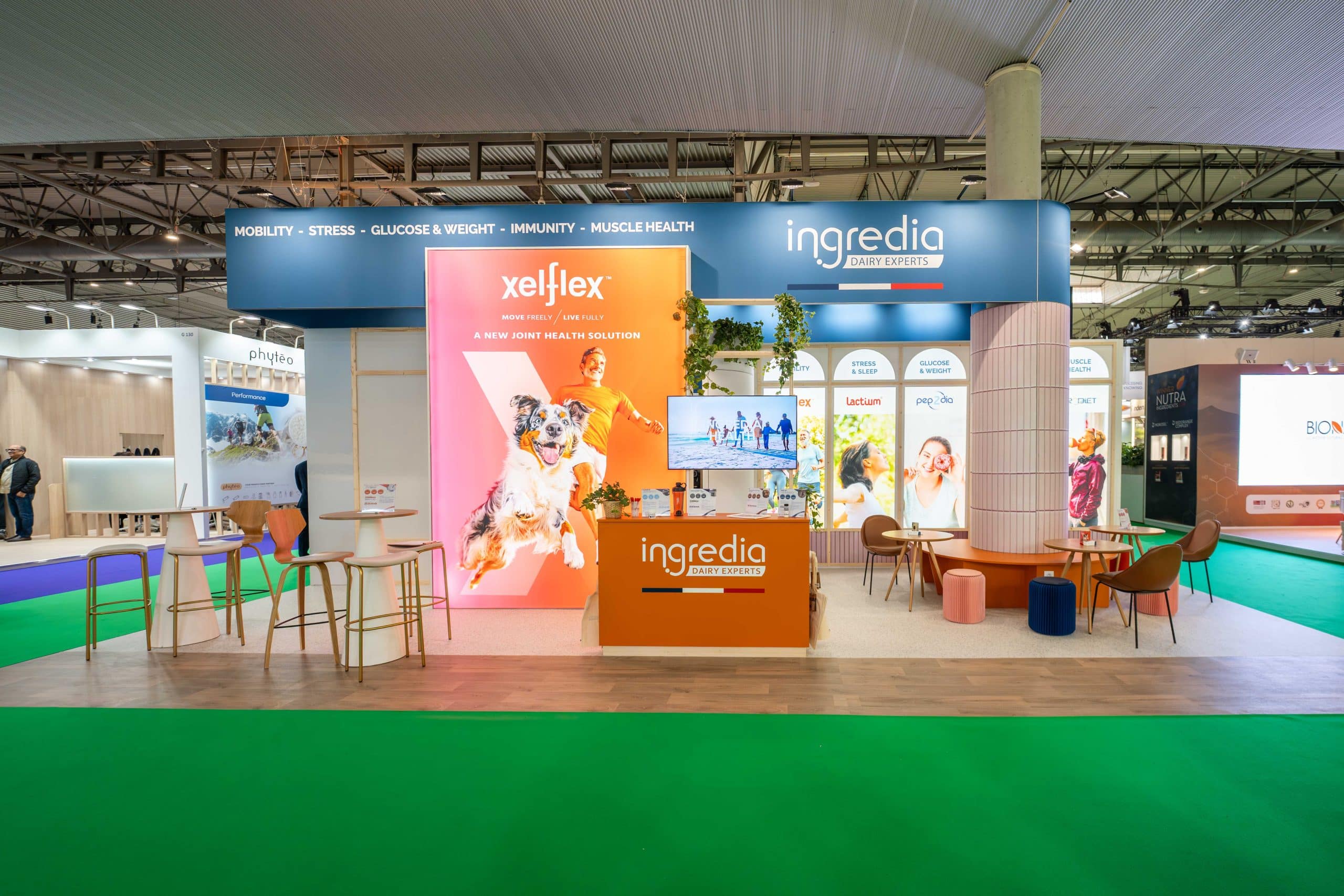 Stand Ingredia au salon Vitafoods