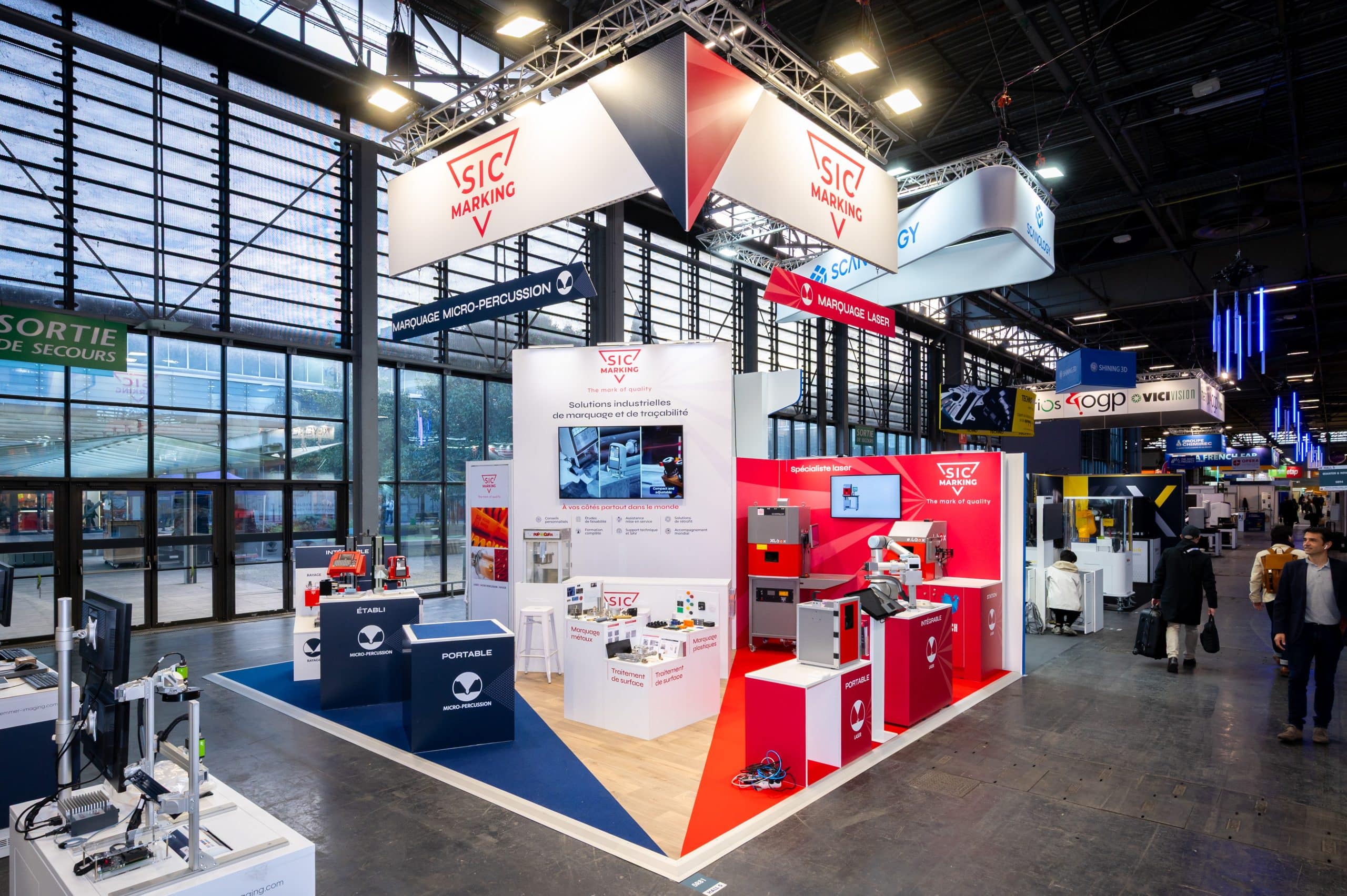 Stand Sic Marking au salon Global industries